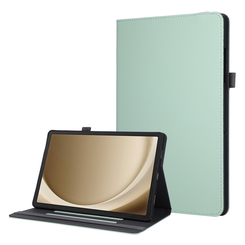 For Samsung Galaxy Tab A9+ Case Foldable Stand Leather Tablet Cover with Handheld Wristband