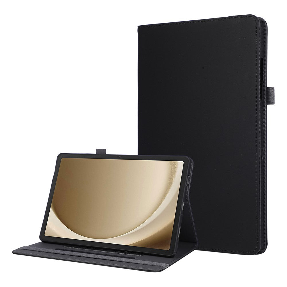 For Samsung Galaxy Tab A9+ Case Foldable Stand Leather Tablet Cover with Handheld Wristband