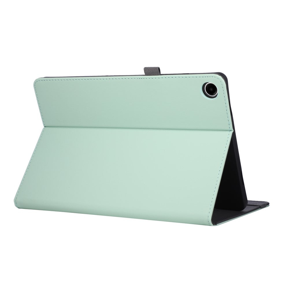 For Samsung Galaxy Tab A9 Case Foldable Stand Leather Tablet Cover with Handheld Wristband