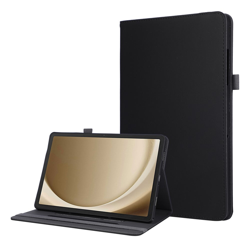 For Samsung Galaxy Tab A9 Case Foldable Stand Leather Tablet Cover with Handheld Wristband
