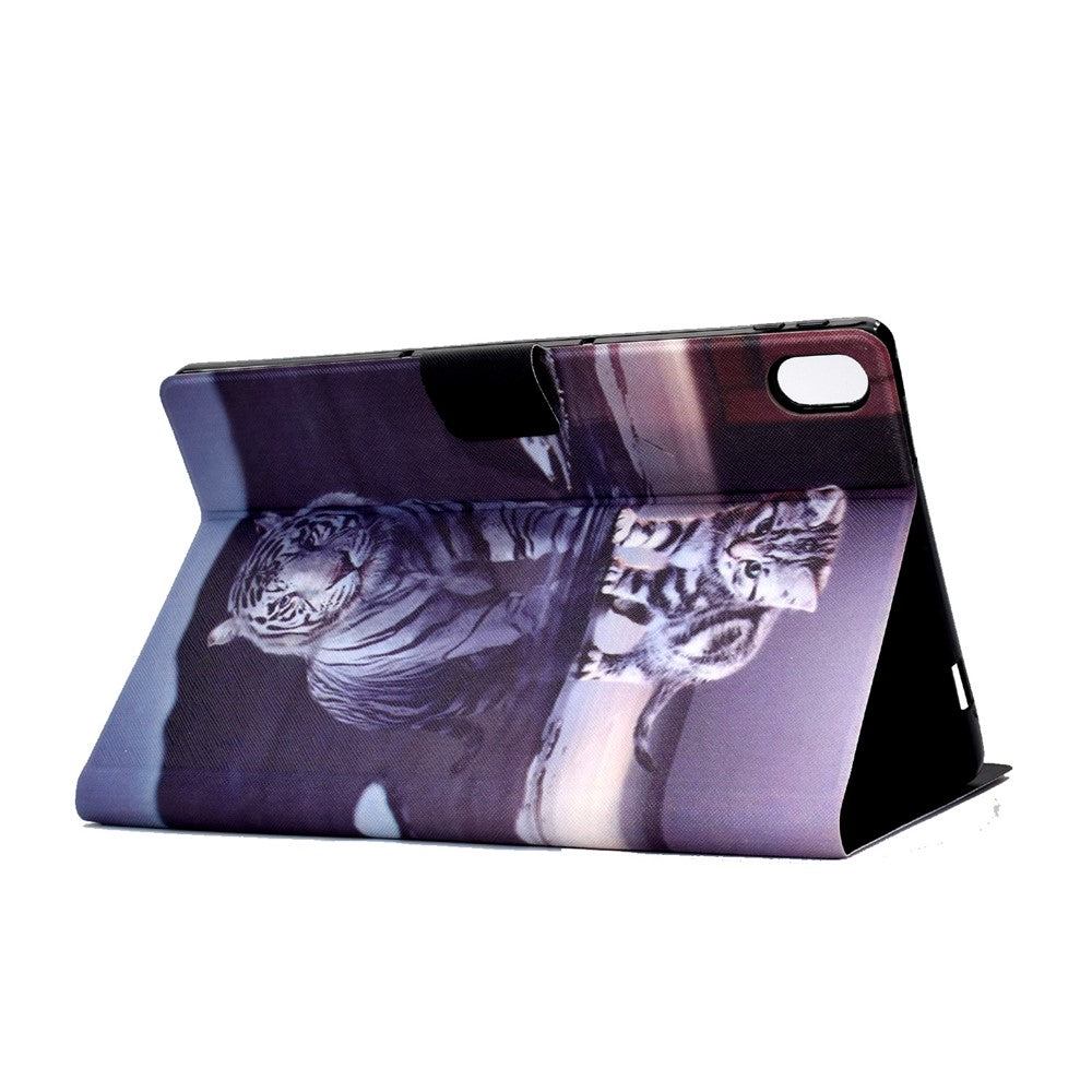 For Samsung Galaxy Tab S11 Case Stand Pattern Printed Leather Cover