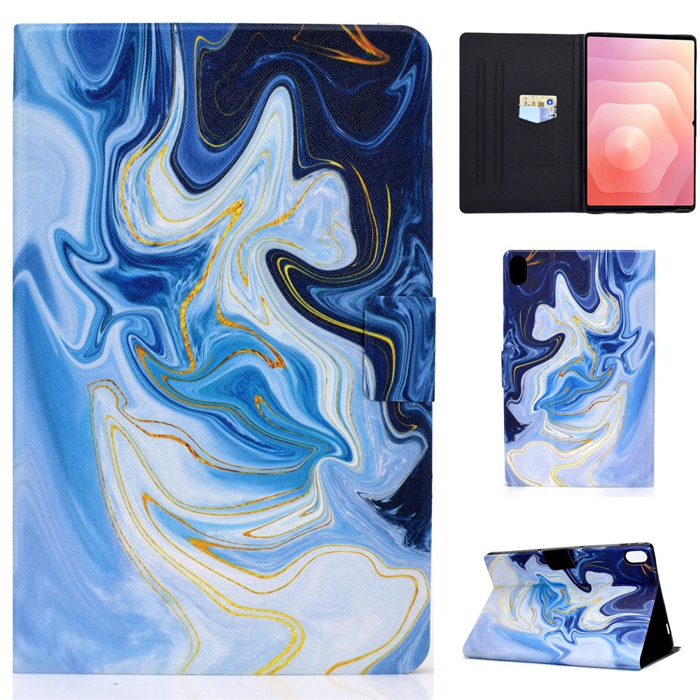 For Samsung Galaxy Tab S11 Case Stand Pattern Printed Leather Cover