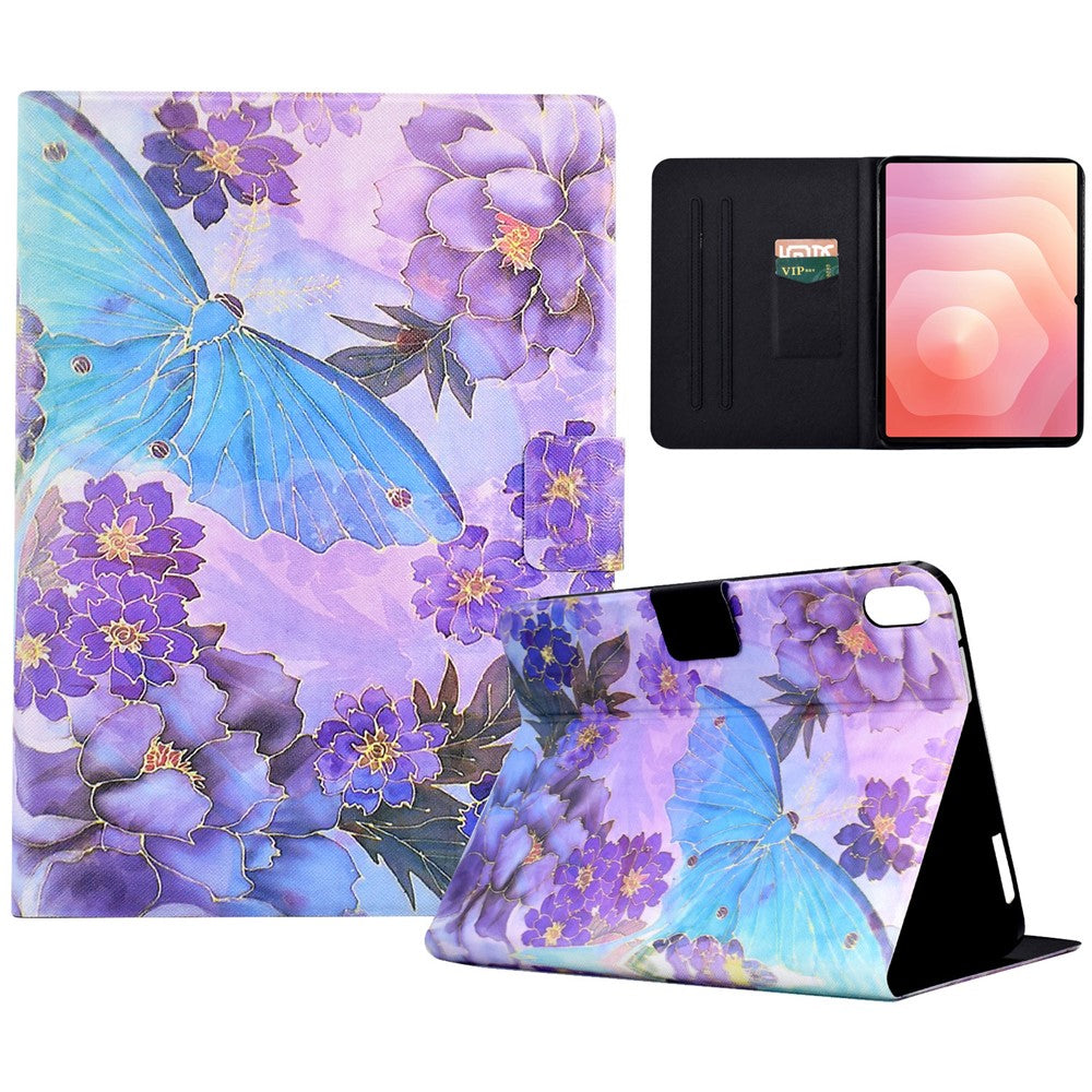 For Samsung Galaxy Tab S11 Case Stand Pattern Printed Leather Cover