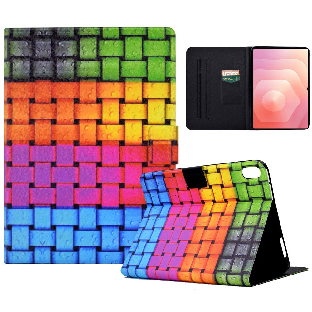 For Samsung Galaxy Tab S11 Case Stand Pattern Printed Leather Cover