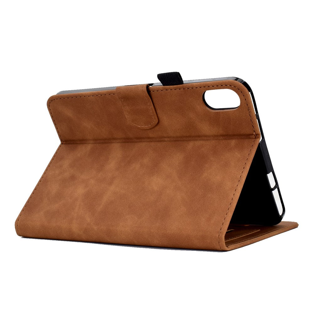 For Samsung Galaxy Tab S11 Case Flower Butterfly Imprinted Card Slots Leather Cover