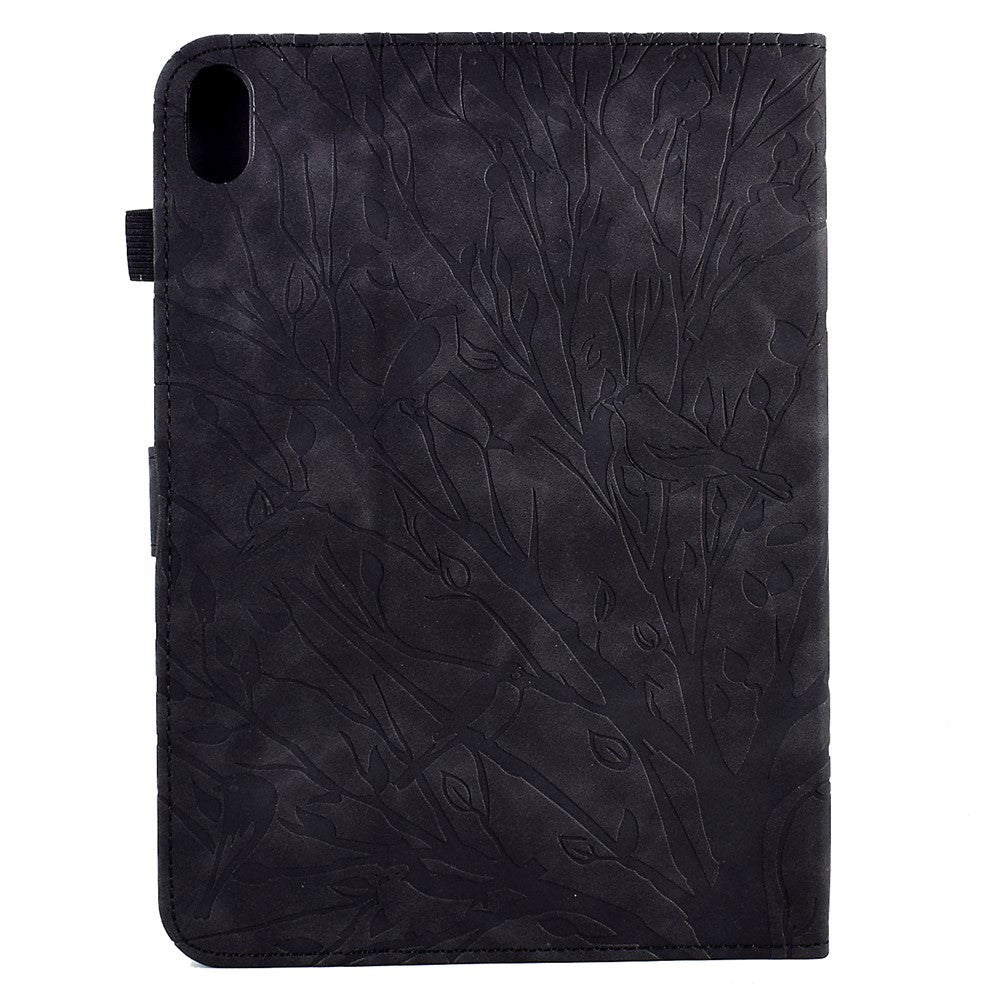 For Samsung Galaxy Tab S11 Leather Case Tree Pattern Card Slots Stand Cover