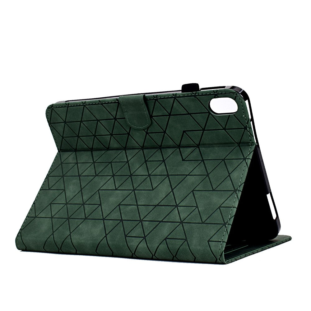 For Samsung Galaxy Tab S11 Case Card Slots Stand Rhombus Auto Wake / Sleep Leather Cover