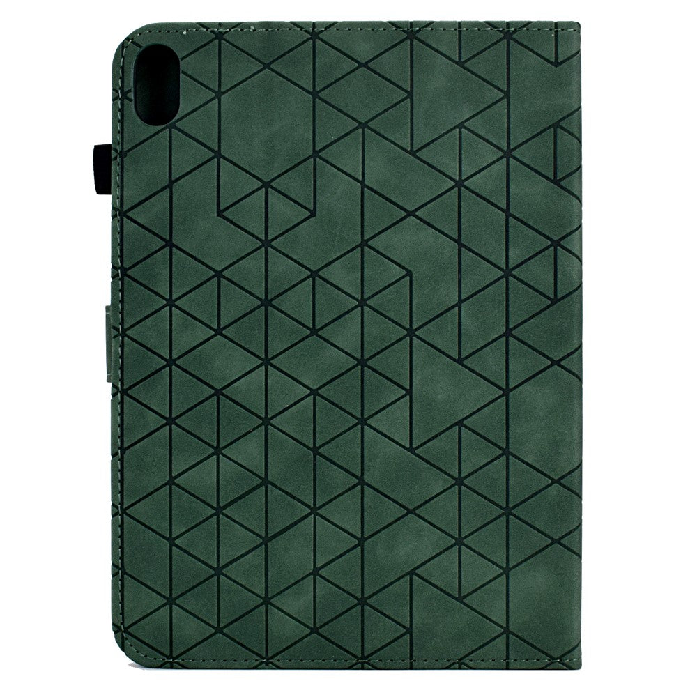 For Samsung Galaxy Tab S11 Case Card Slots Stand Rhombus Auto Wake / Sleep Leather Cover