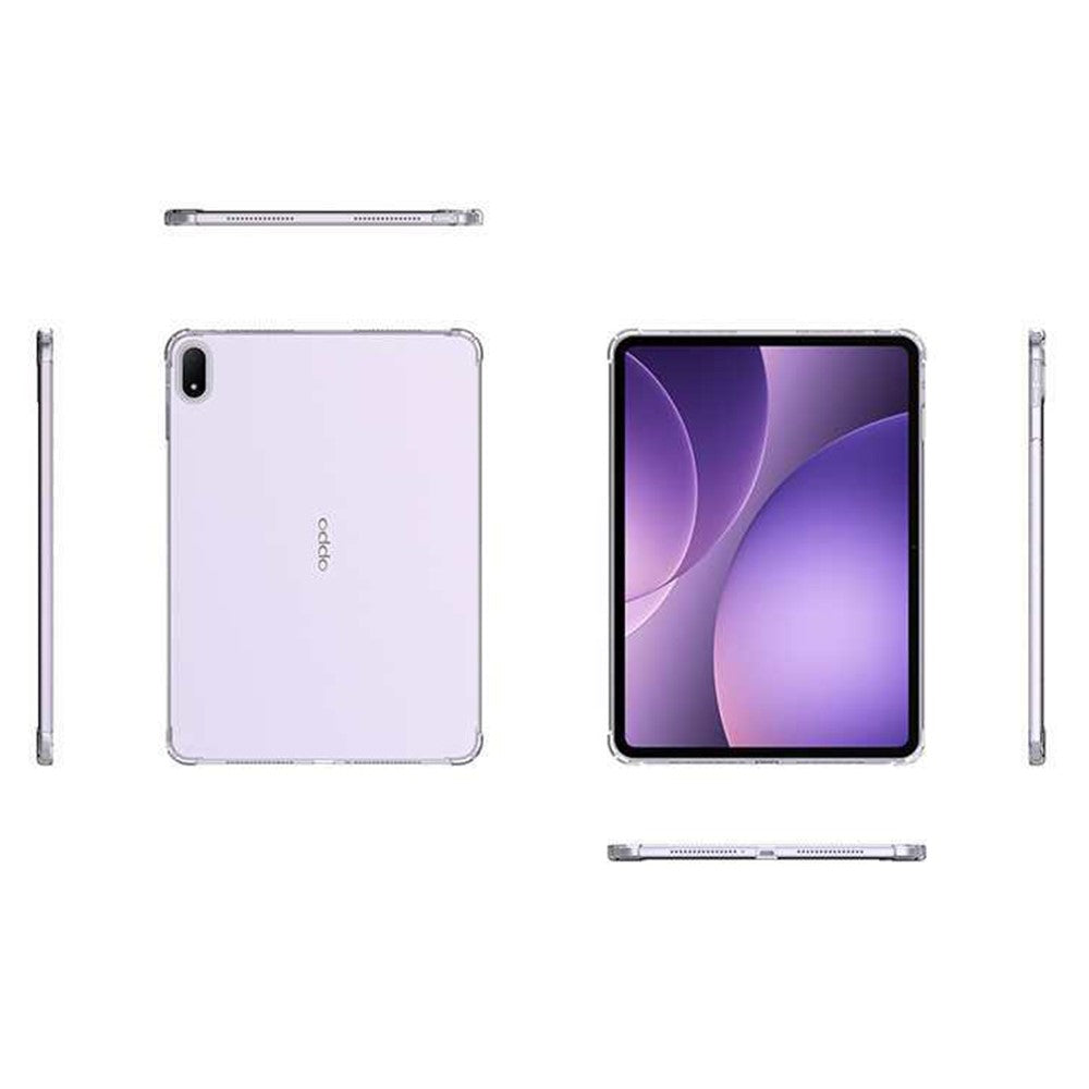 For Oppo Pad 5 Case Four Corner Shockproof Clear Tablet TPU Cover