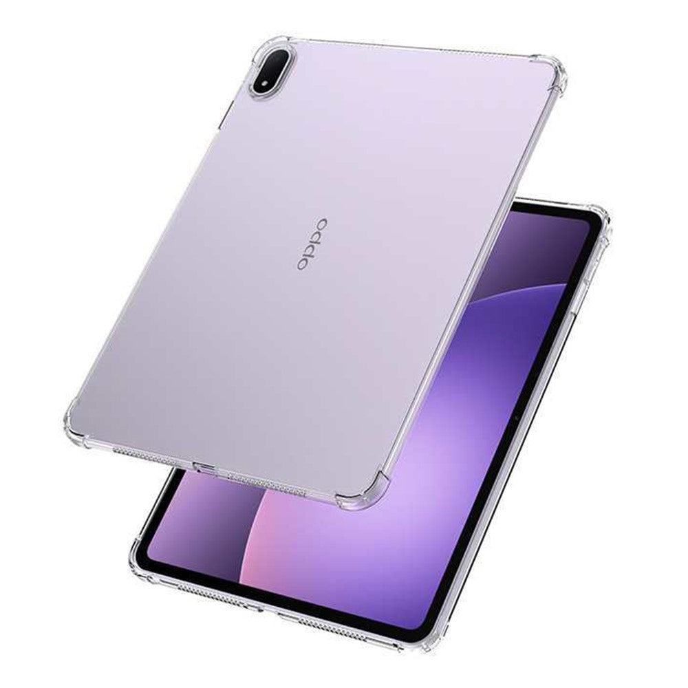 For Oppo Pad 5 Case Four Corner Shockproof Clear Tablet TPU Cover