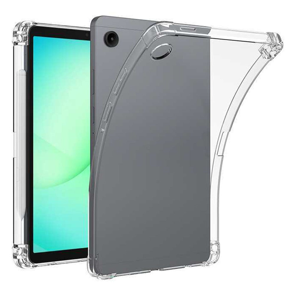 For Samsung Galaxy Tab A11 Case Reinforced Four Corner Anti-Drop Clear TPU Tablet Cover with Pen Slot