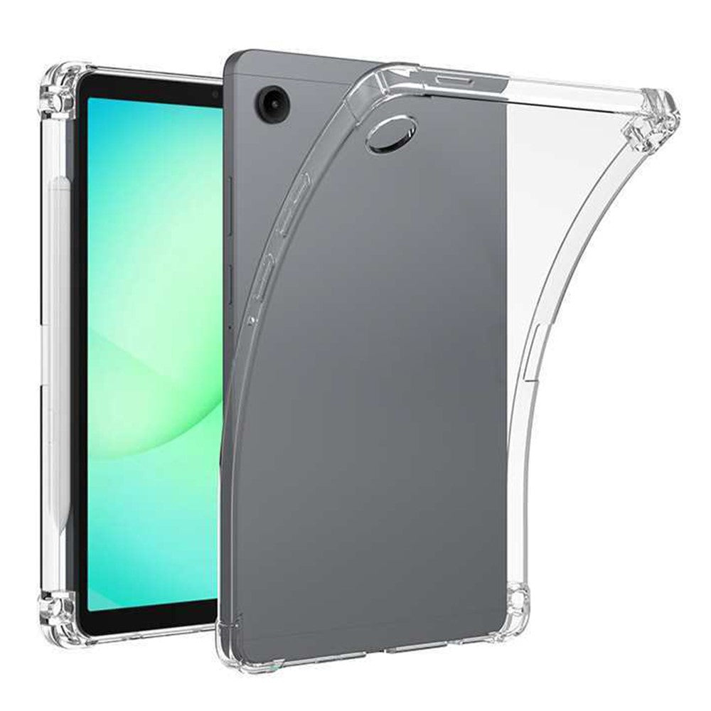 For Samsung Galaxy Tab A11+ Case Reinforced Four Corner Anti-Drop Clear TPU Tablet Cover with Pen Slot