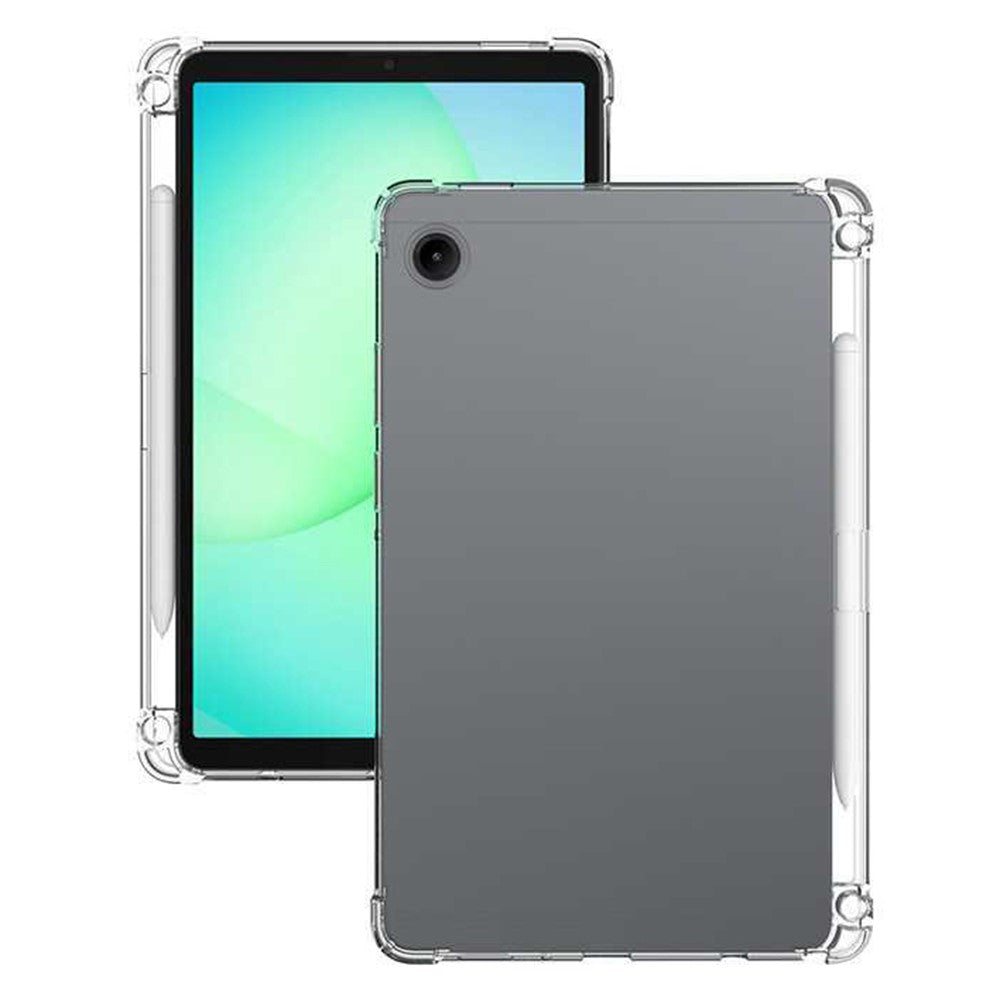For Samsung Galaxy Tab A11+ Case Reinforced Four Corner Anti-Drop Clear TPU Tablet Cover with Pen Slot