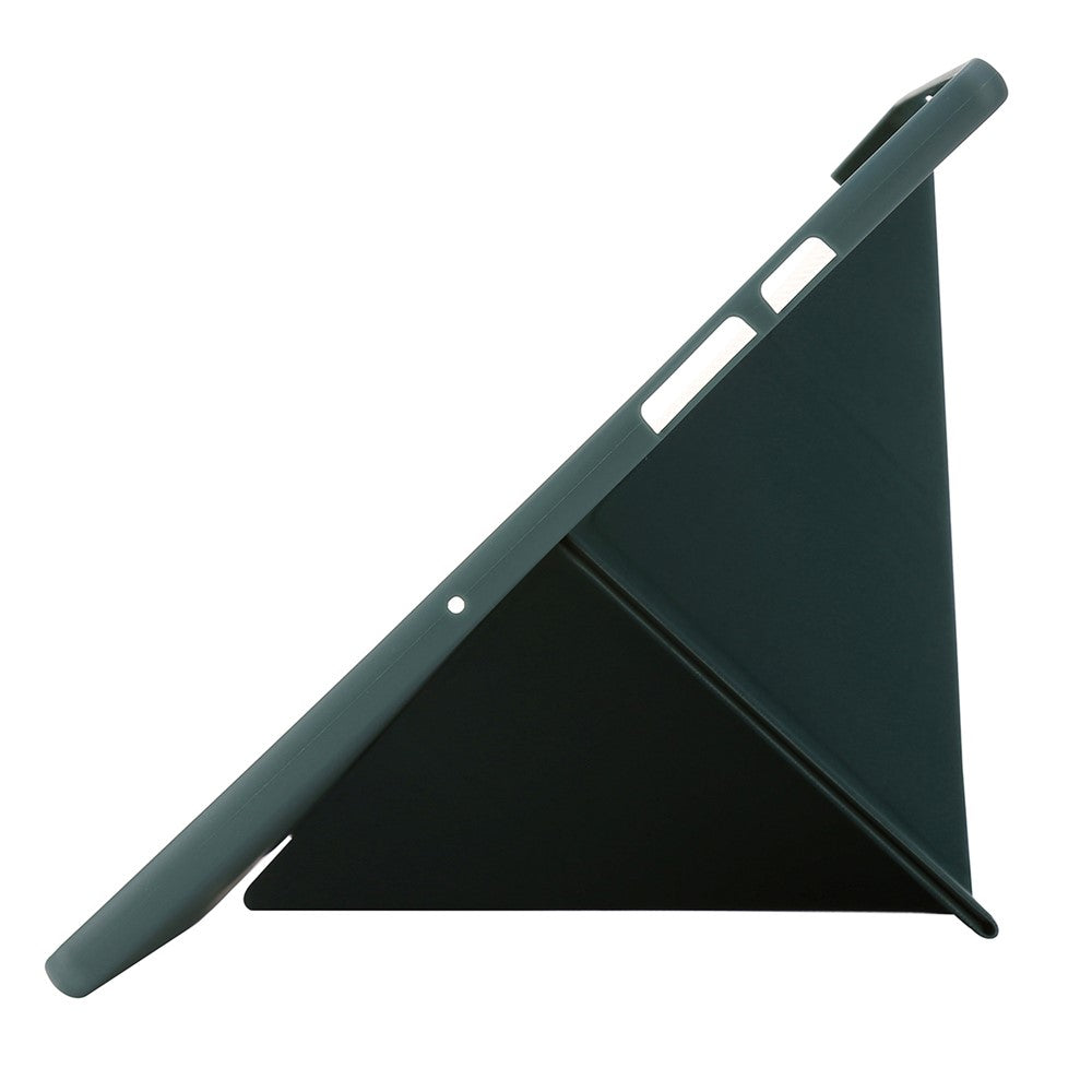 For Samsung Galaxy Tab A11 Case PU Leather+Silicone Origami Stand Protective Cover