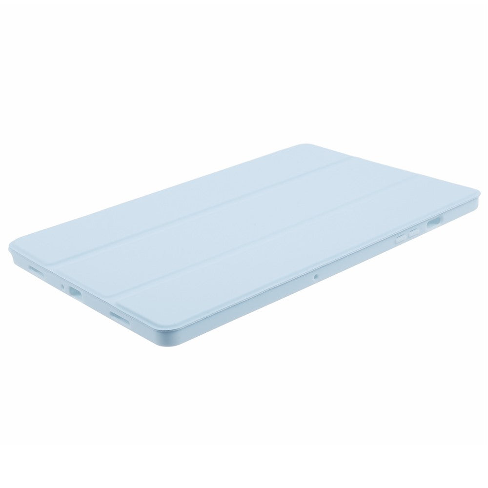 For Samsung Galaxy Tab A11+ Case Leather + Honeycomb TPU Tablet Cover Tri-Fold Stand