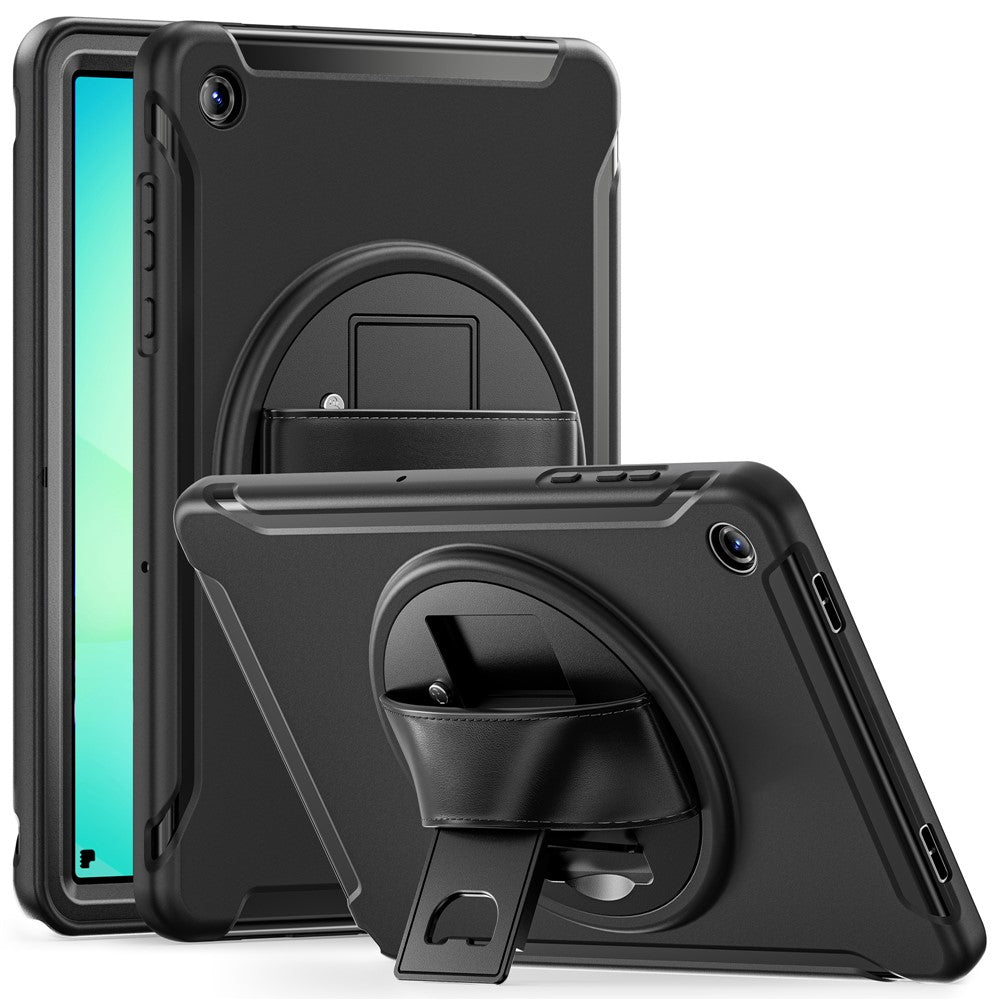For Samsung Galaxy Tab A11+ Case Kickstand PC + TPU + Silicone Cover