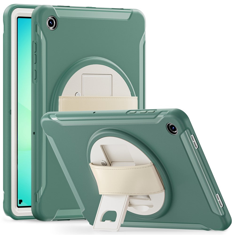 For Samsung Galaxy Tab A11+ Case Kickstand PC + TPU + Silicone Cover