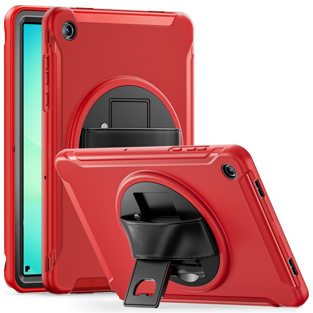 For Samsung Galaxy Tab A11+ Case Kickstand PC + TPU + Silicone Cover