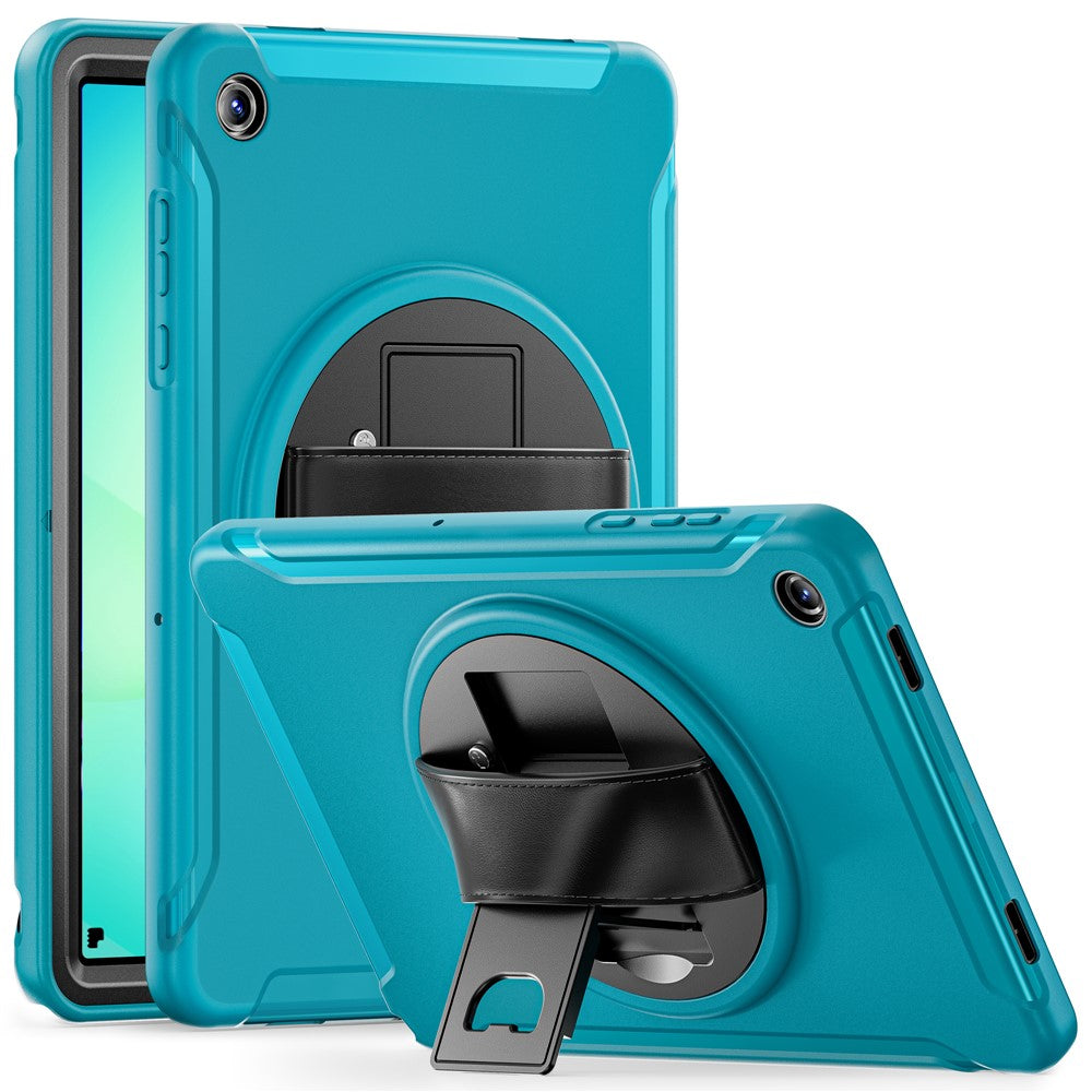 For Samsung Galaxy Tab A11+ Case Kickstand PC + TPU + Silicone Cover