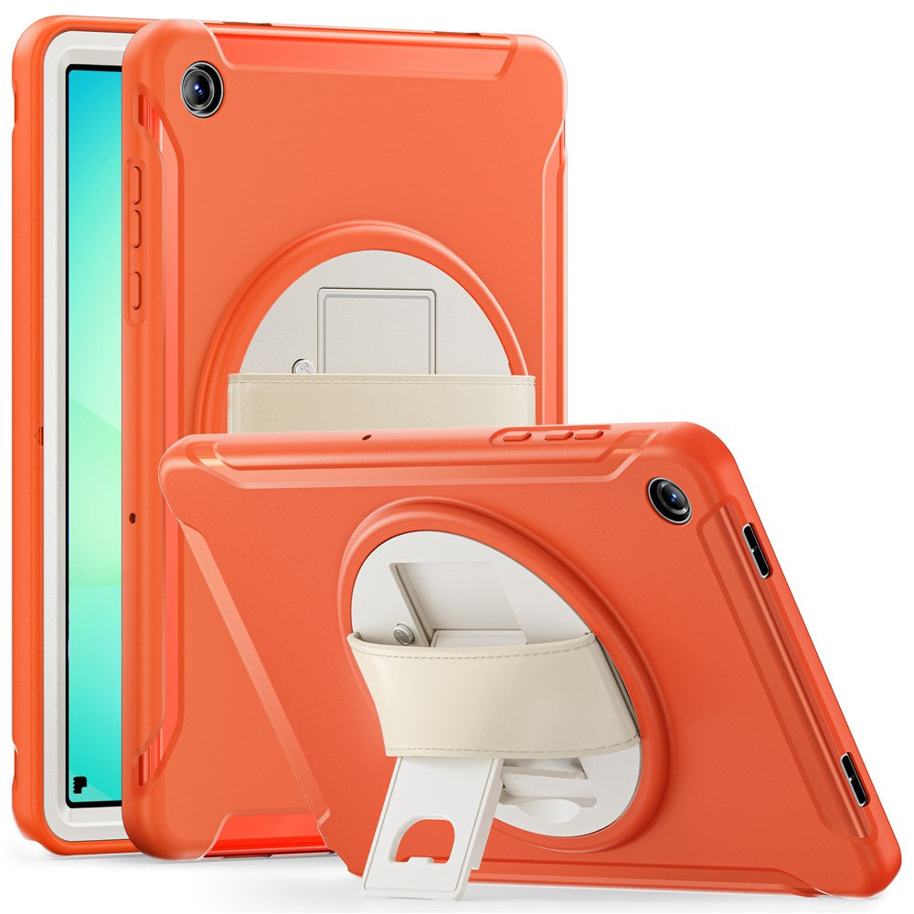 For Samsung Galaxy Tab A11+ Case Kickstand PC + TPU + Silicone Cover