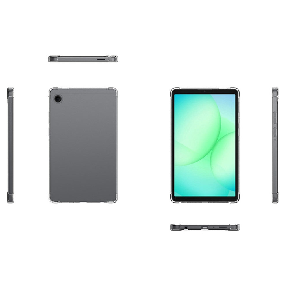 For Samsung Galaxy Tab A11+ Case Four Corner Shockproof Clear Tablet TPU Cover