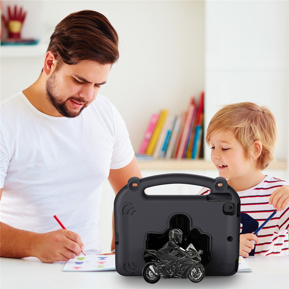 EVA Case For iPad 10.2 (2021)  /  (2020)  /  (2019)  /  Air 10.5 inch (2019) Motorcycle Kickstand Shockproof Tablet Cover with Handle