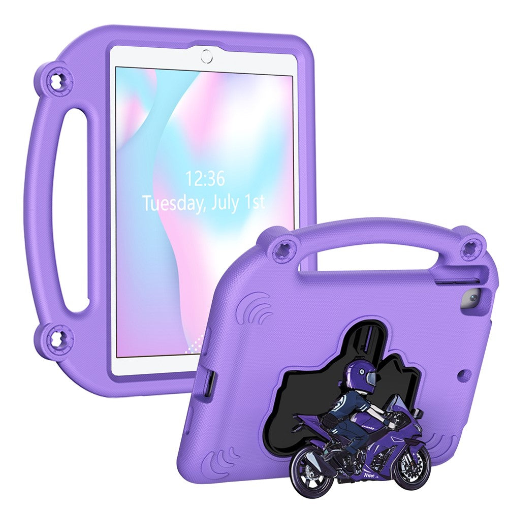 EVA Case For iPad 10.2 (2021)  /  (2020)  /  (2019)  /  Air 10.5 inch (2019) Motorcycle Kickstand Shockproof Tablet Cover with Handle