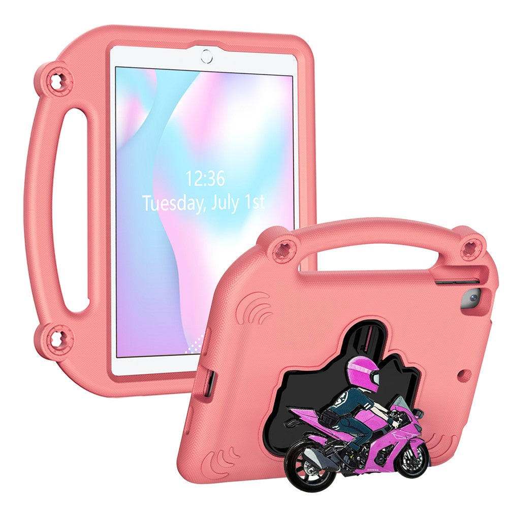 EVA Case For iPad 10.2 (2021)  /  (2020)  /  (2019)  /  Air 10.5 inch (2019) Motorcycle Kickstand Shockproof Tablet Cover with Handle