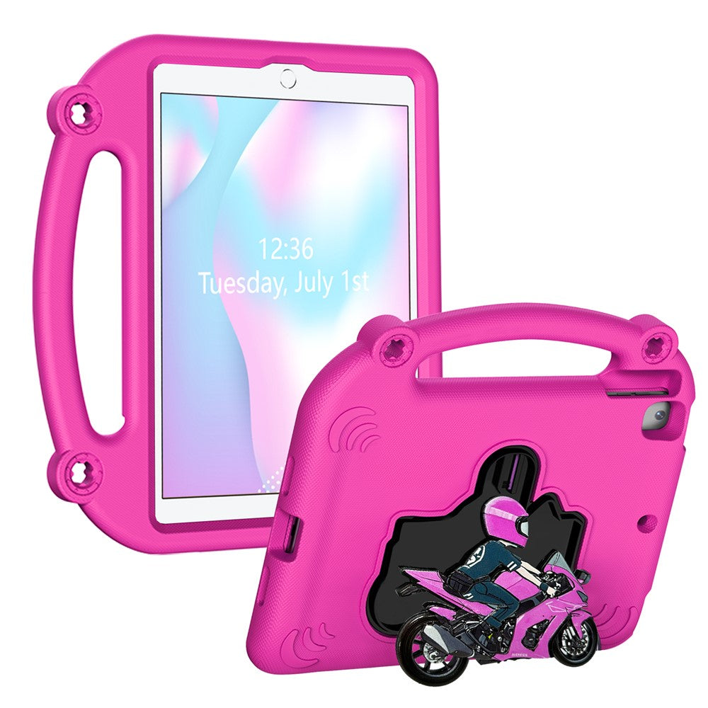 EVA Case For iPad 10.2 (2021)  /  (2020)  /  (2019)  /  Air 10.5 inch (2019) Motorcycle Kickstand Shockproof Tablet Cover with Handle