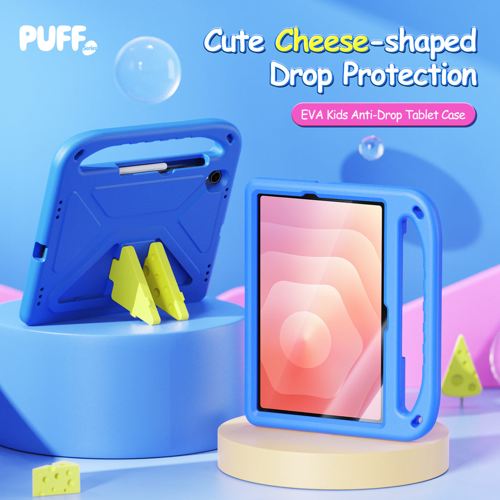 For Samsung Galaxy Tab S11 Tablet Case with Kickstand DUX DUCIS Puff Series EVA Kids Shockproof Cover
