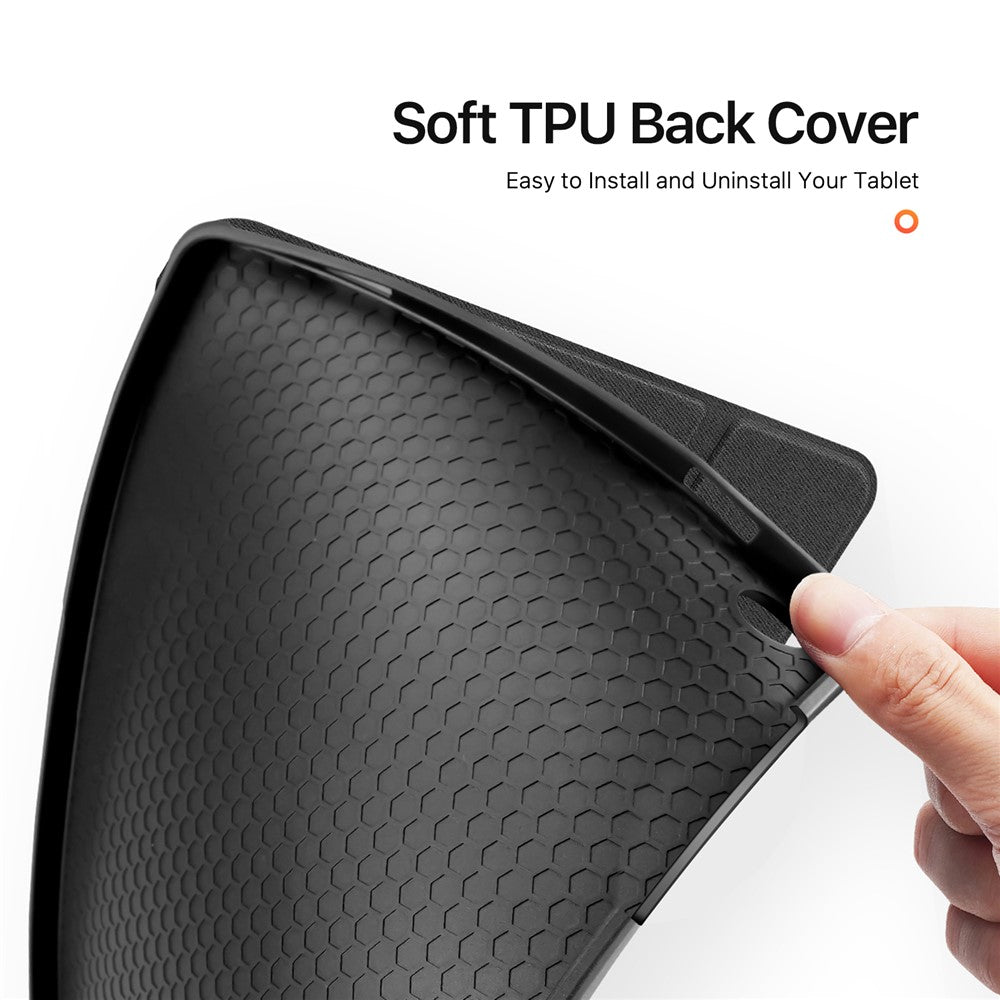 DUX DUCIS Domo Series for Samsung Galaxy Tab A11+ Case Tri-Fold Stand Leather Cover Auto Wake / Sleep