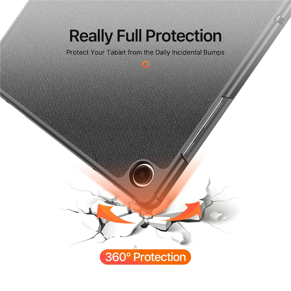 DUX DUCIS Domo Series for Samsung Galaxy Tab A11+ Case Tri-Fold Stand Leather Cover Auto Wake / Sleep