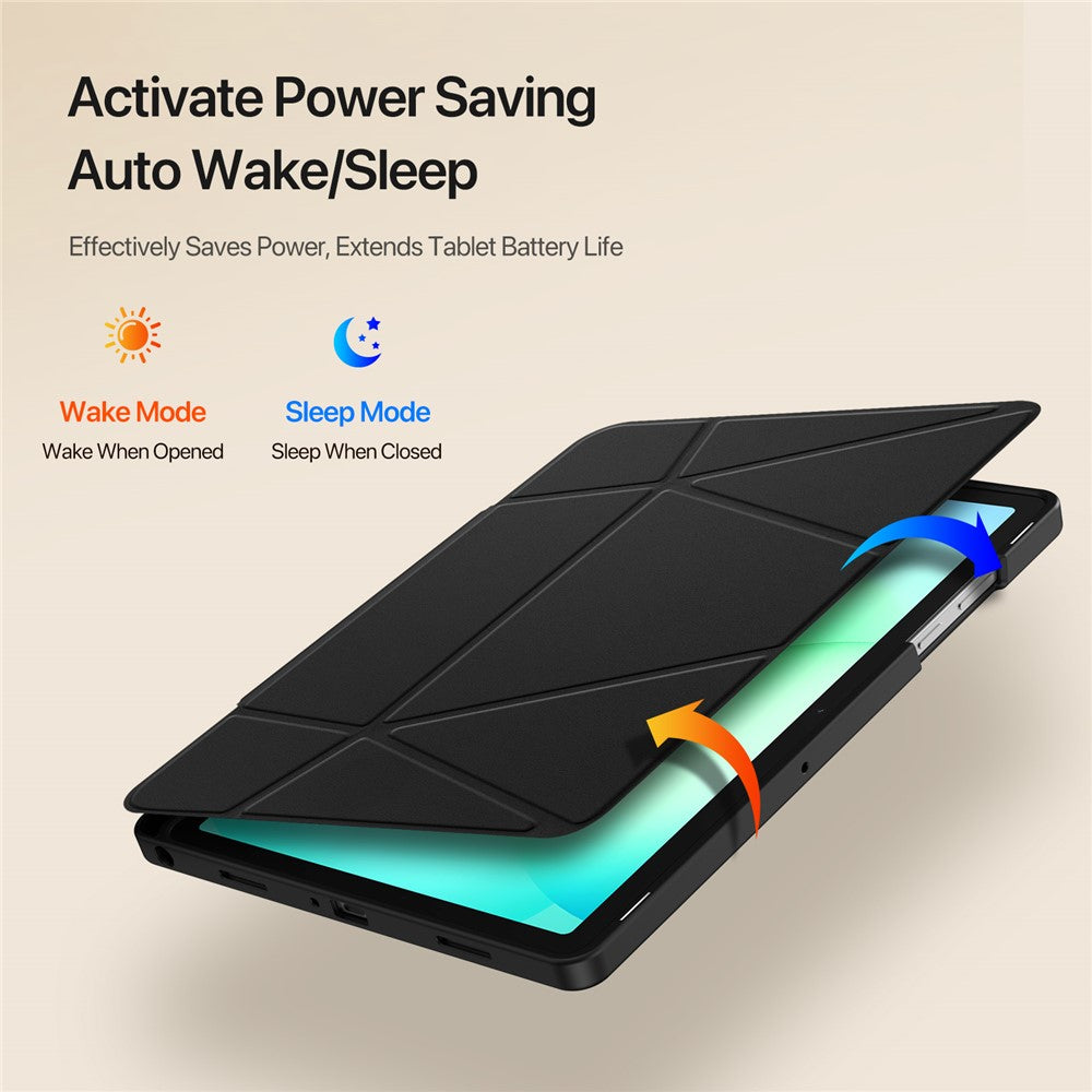 DUX DUCIS Vers Series For Samsung Galaxy Tab A11+ Tablet Case Multi-function Folding Stand Leather Cover
