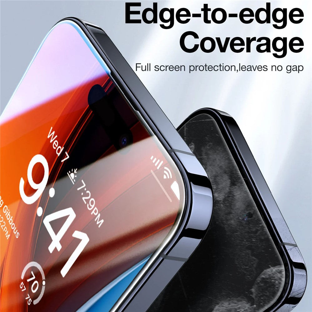 TORRAS Glassgo For iPhone 16 Pro Max Anti Spy Screen Protector Tempered Glass Private Film with Auto-Align Frame