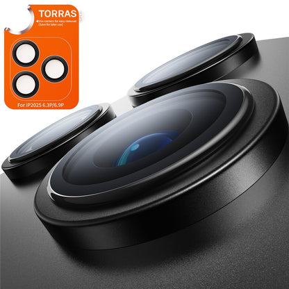 TORRAS 1 Set For iPhone 17 Pro Camera Lens Protector Tempered Glass Clear Lens Film