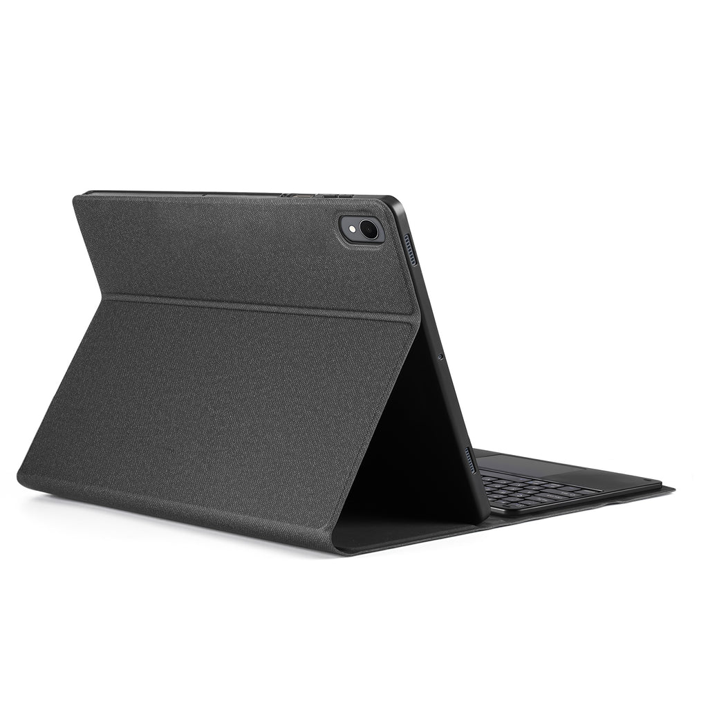 For Samsung Galaxy Tab S11 Bluetooth-compatible Keyboard DUX DUCIS TK Series Leather Cover Stand with Touchpad