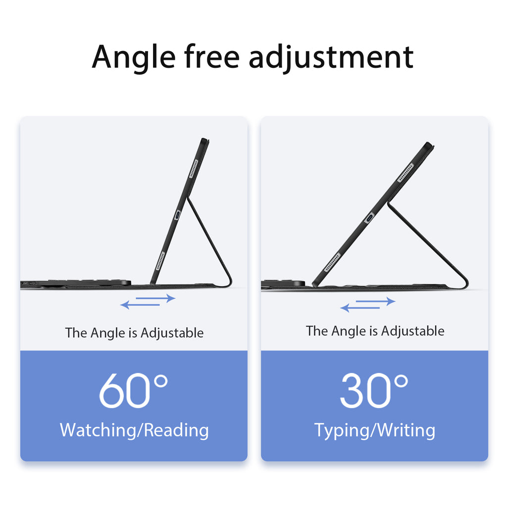 For Samsung Galaxy Tab S11 Bluetooth-compatible Keyboard DUX DUCIS TK Series Leather Cover Stand with Touchpad