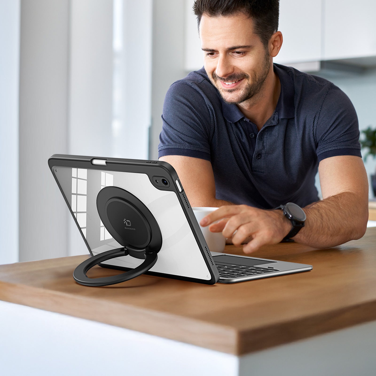 Étui-clavier détachable DUX DUCIS série VK avec support et pavé tactile pour iPad (2025) / iPad 10,9 pouces (2022)