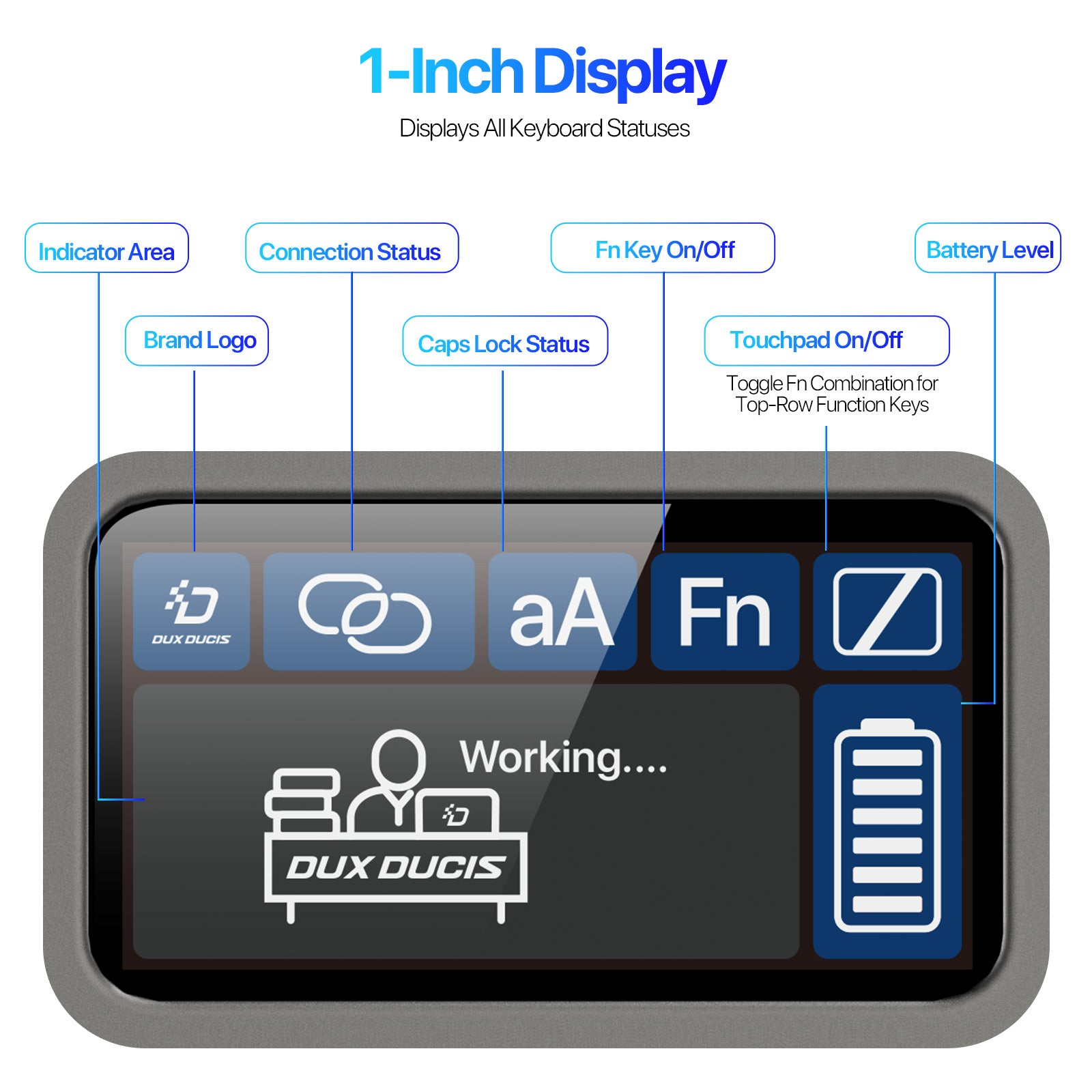 Étui-clavier détachable DUX DUCIS série VK avec support et pavé tactile pour iPad (2025) / iPad 10,9 pouces (2022)