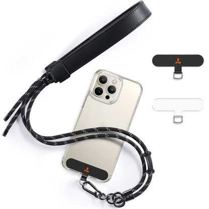 Lanière de téléphone en cuir TORRAS Loopgo, bandoulière réglable avec attache