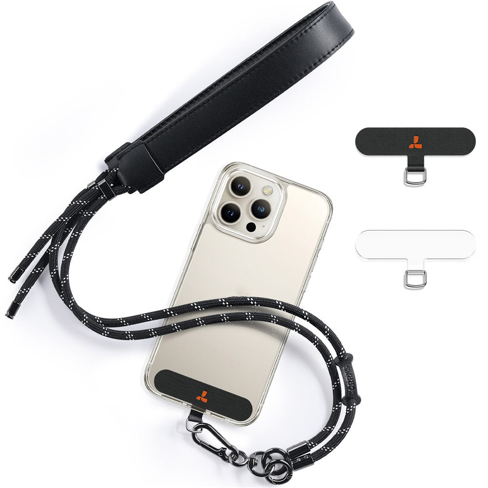 Lanière de téléphone en cuir TORRAS Loopgo, bandoulière réglable avec attache