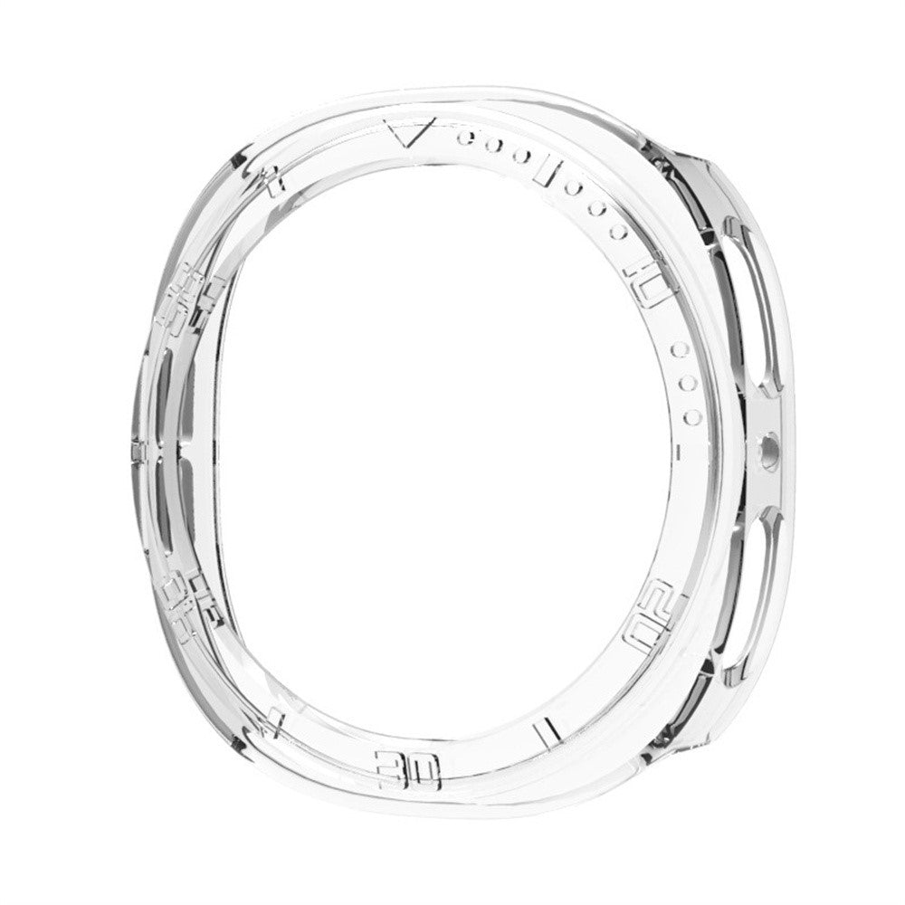 Funda protectora de policarbonato calado para Samsung Galaxy Watch8 de 44 mm, media cobertura, marco de reloj de policarbonato