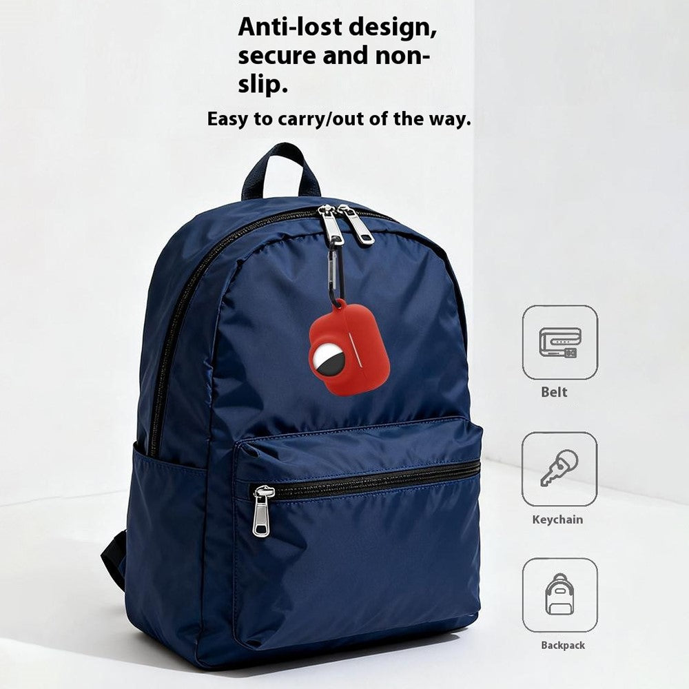 2 in 1 Silicone Cover for AirPods Pro 3 / AirTag Protective Case with Front / Back Screen Protector