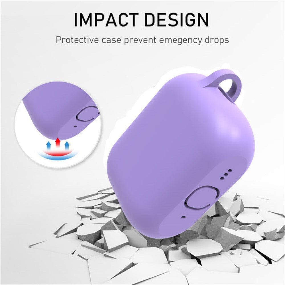 For AirPods Pro 3 Silicone Case Dustproof Protective Cover with Anti Lost Strap and Keychain