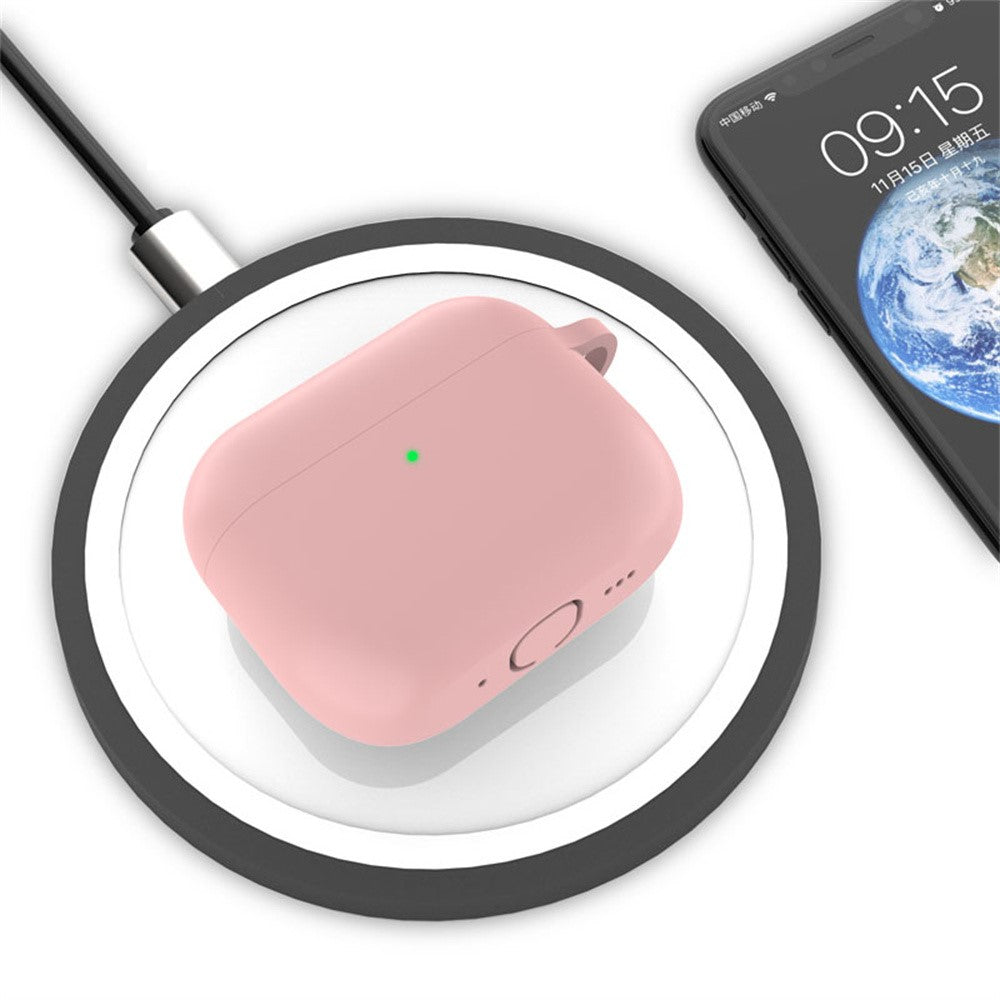 For AirPods Pro 3 Silicone Case Dustproof Protective Cover with Anti Lost Strap and Keychain