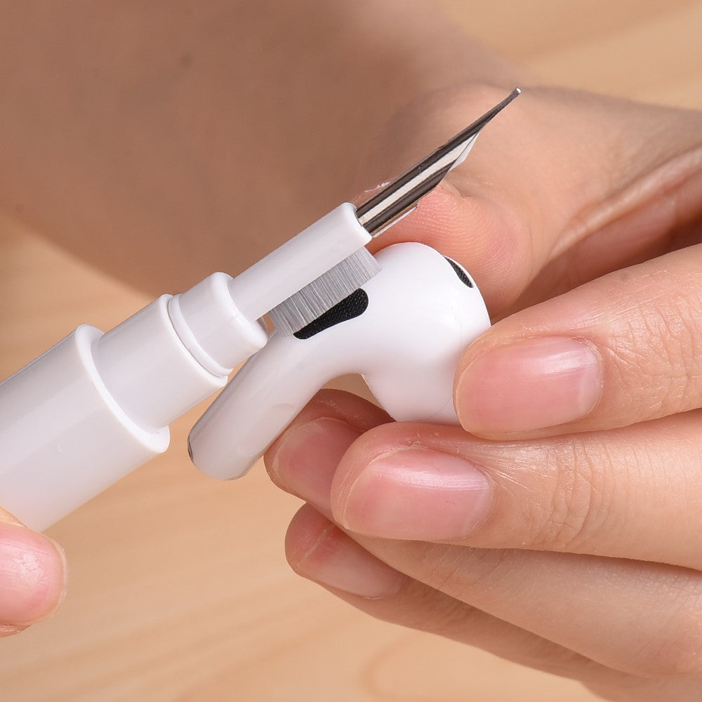 For AirPods Pro 3 Silicone Case Retro Game Console Design Earphone Cover with Cleaning Pen  /  Carabiner