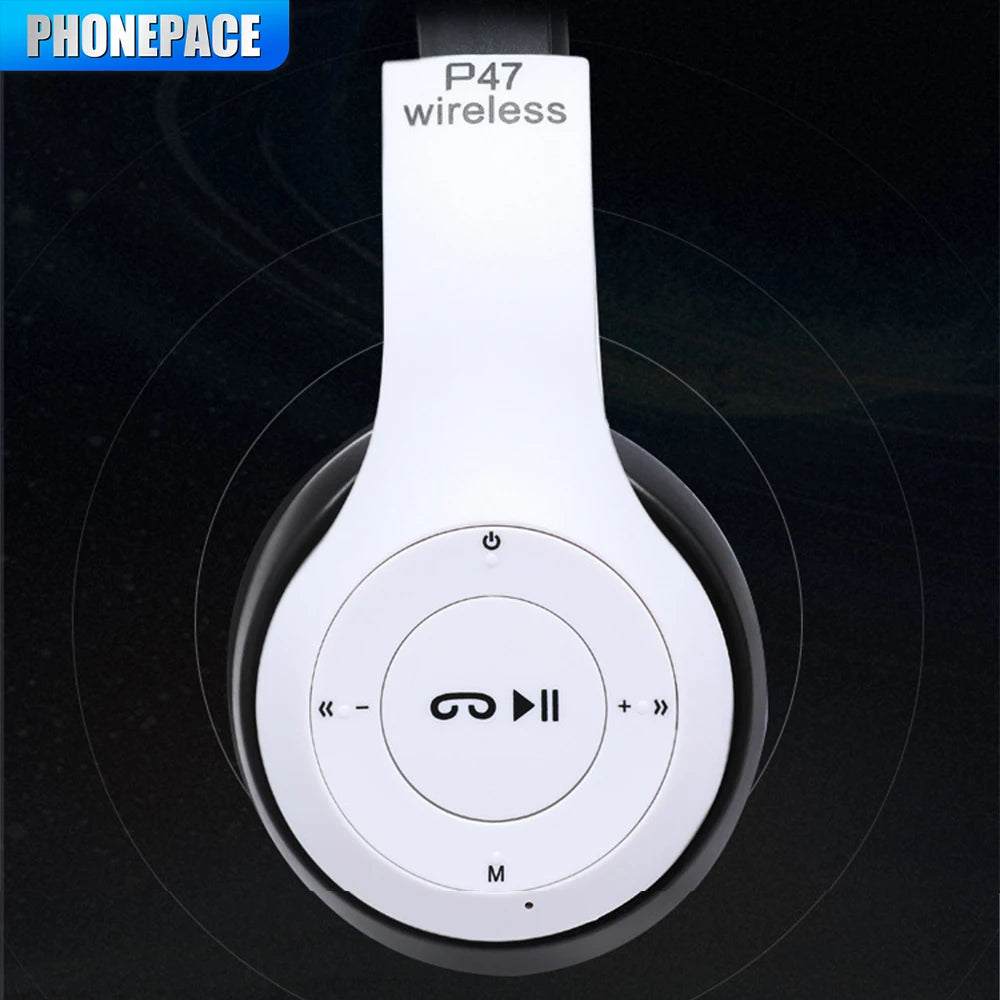 Casque Stéréo P47 Bluetooth 5.0 Sans Fil Pliable